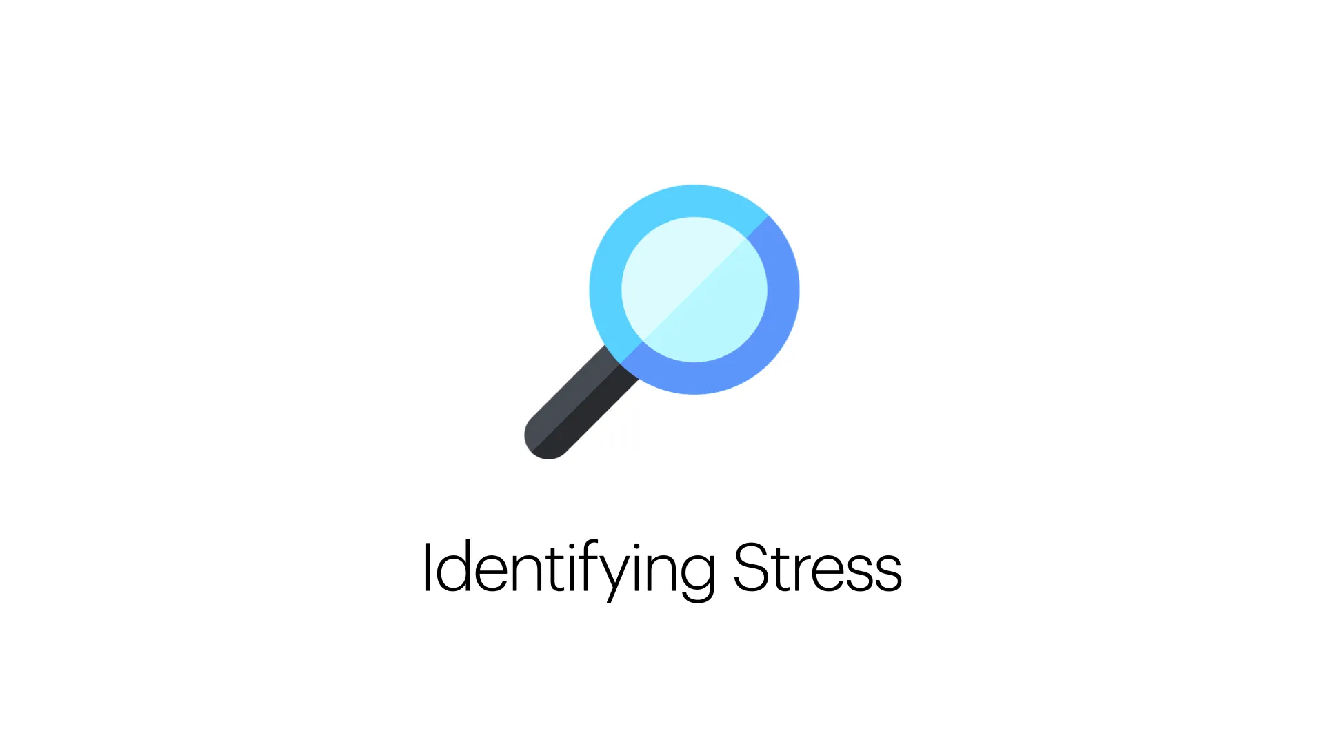 Section title: Identifying Stress